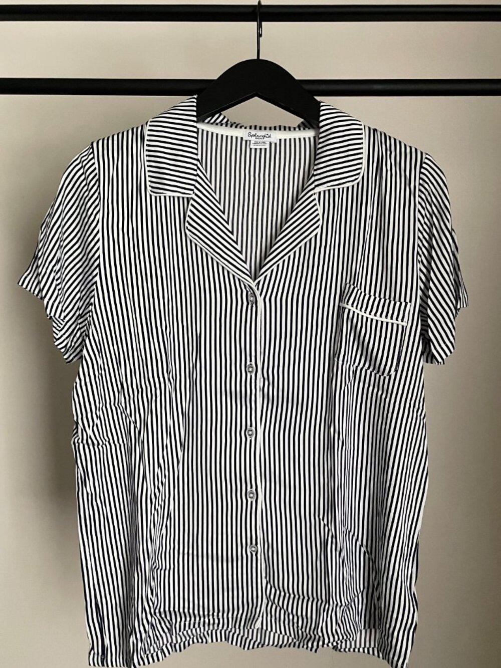 Splendid Heavenly Navy Blue and White Striped Pajama Set - Picture 11 of 16